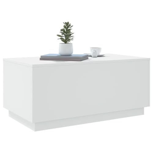 Black RGB LED Coffee Table – Rectangular