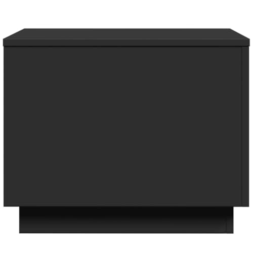 Black RGB LED Coffee Table – Rectangular