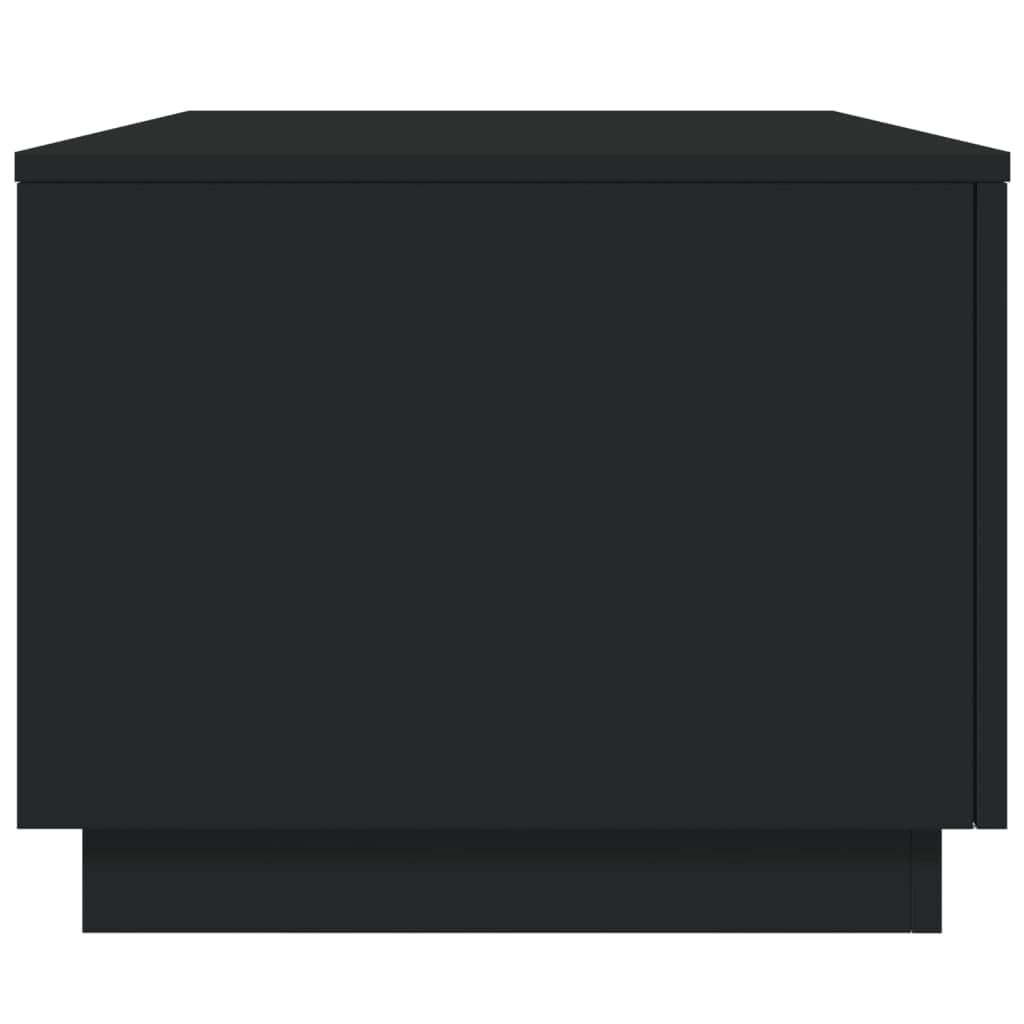 Black RGB LED Coffee Table – Rectangular
