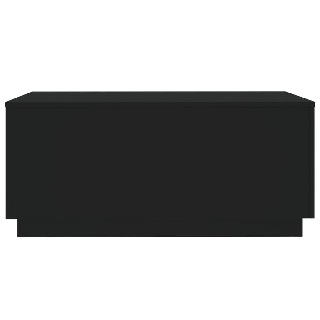 Black RGB LED Coffee Table – Rectangular