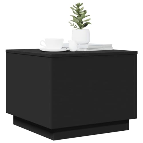 Black RGB LED Coffee Table – Rectangular