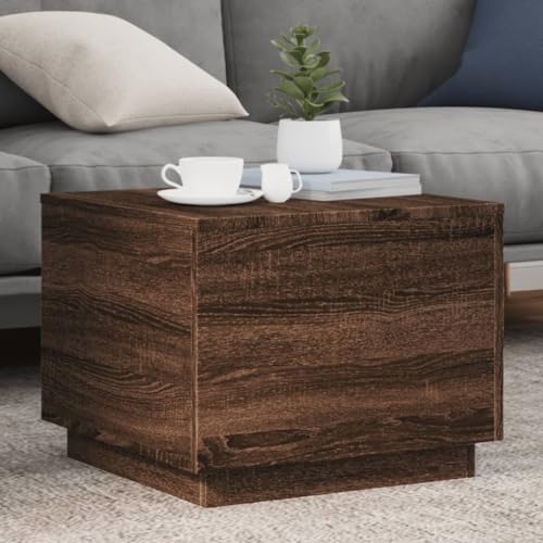 Black RGB LED Coffee Table – Rectangular