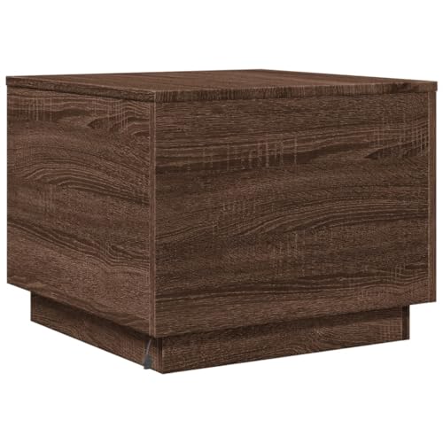 Black RGB LED Coffee Table – Rectangular