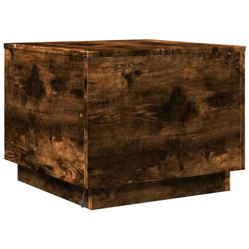 Black RGB LED Coffee Table – Rectangular