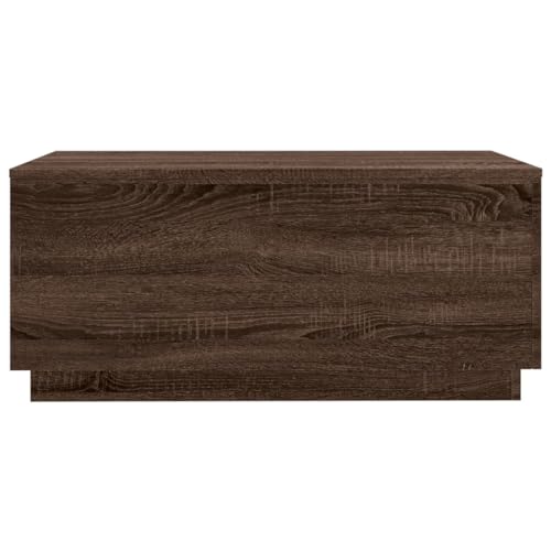 Black RGB LED Coffee Table – Rectangular