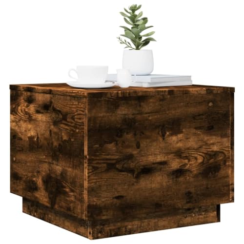 Black RGB LED Coffee Table – Rectangular