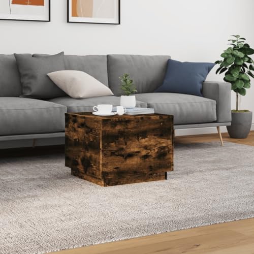 Black RGB LED Coffee Table – Rectangular