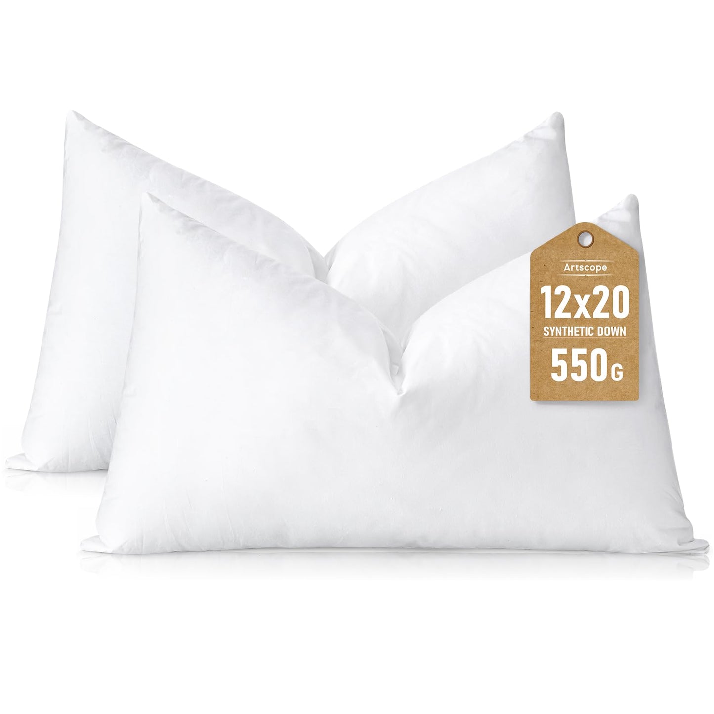 20x20 Pillow Inserts, 2-Pack