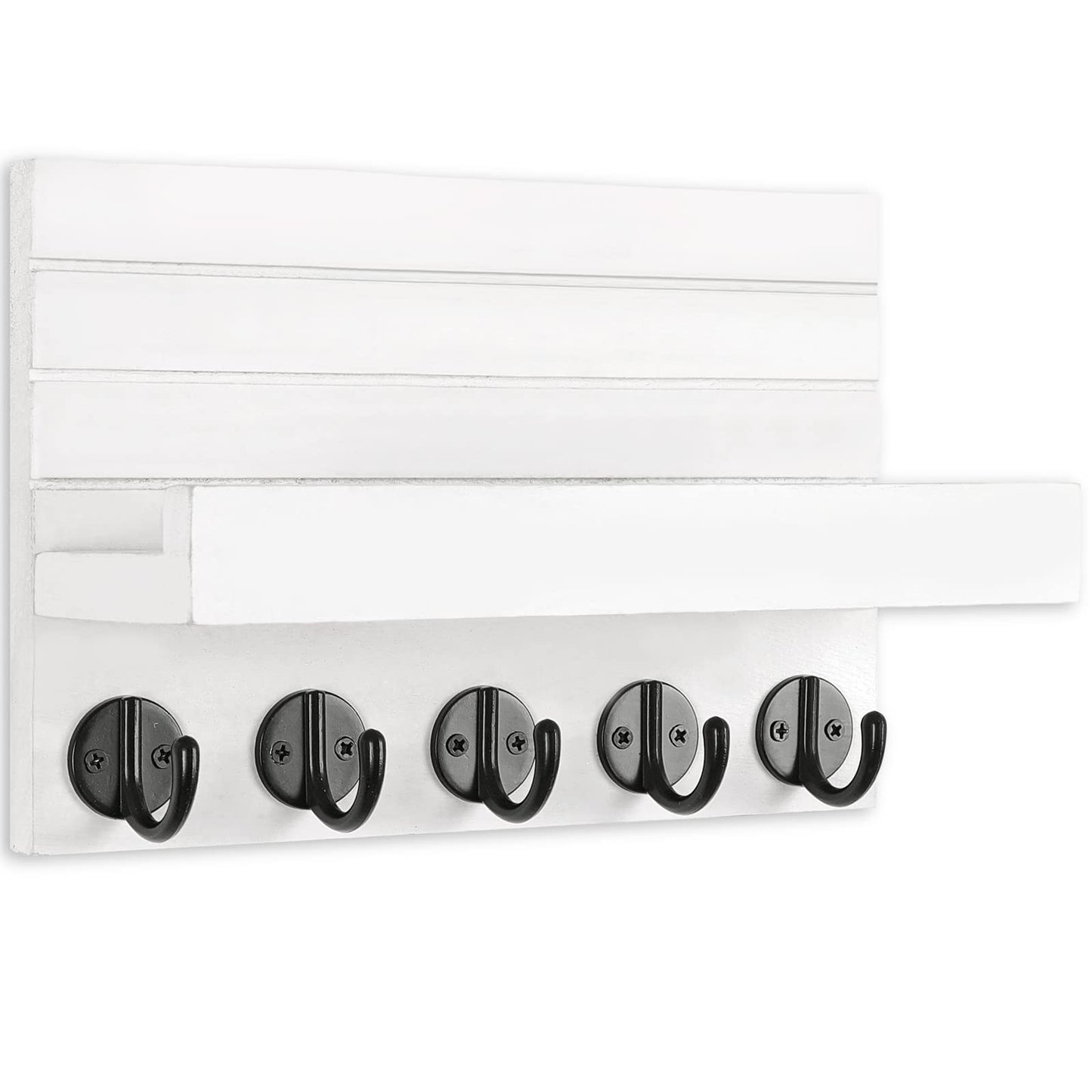 Wall Key & Mail Holder – Wood