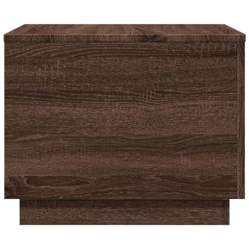 Black RGB LED Coffee Table – Rectangular