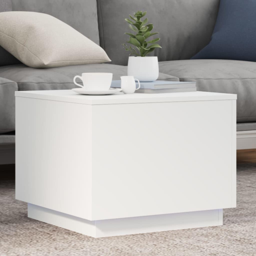 Black RGB LED Coffee Table – Rectangular