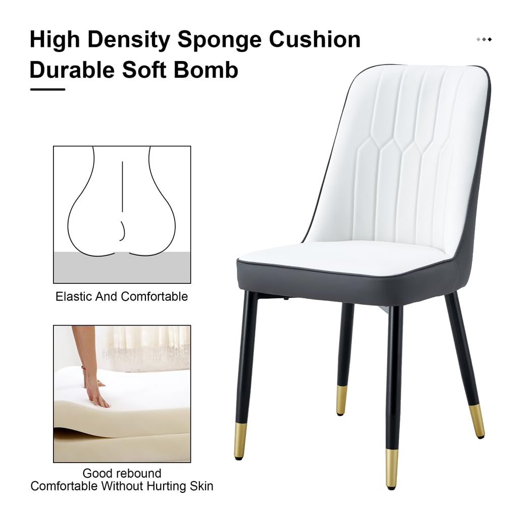 71" Black & Gold Dining Set for 8