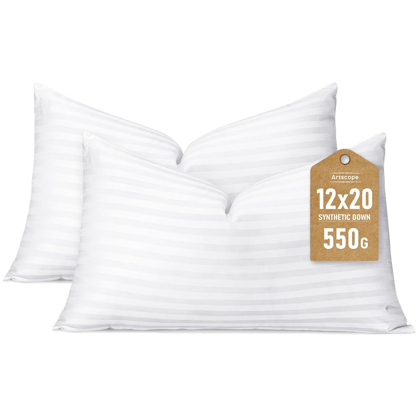 20x20 Pillow Inserts, 2-Pack