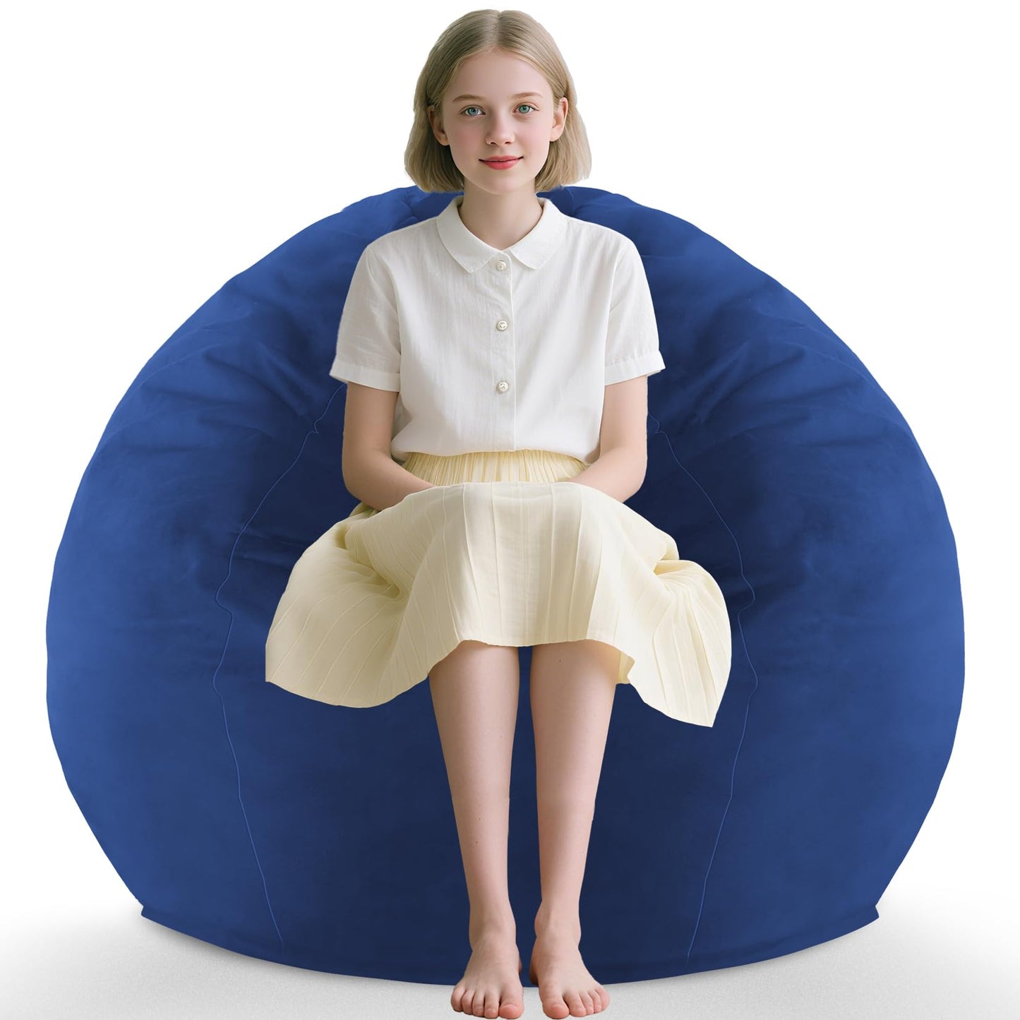5FT Grey Bean Bag Chair