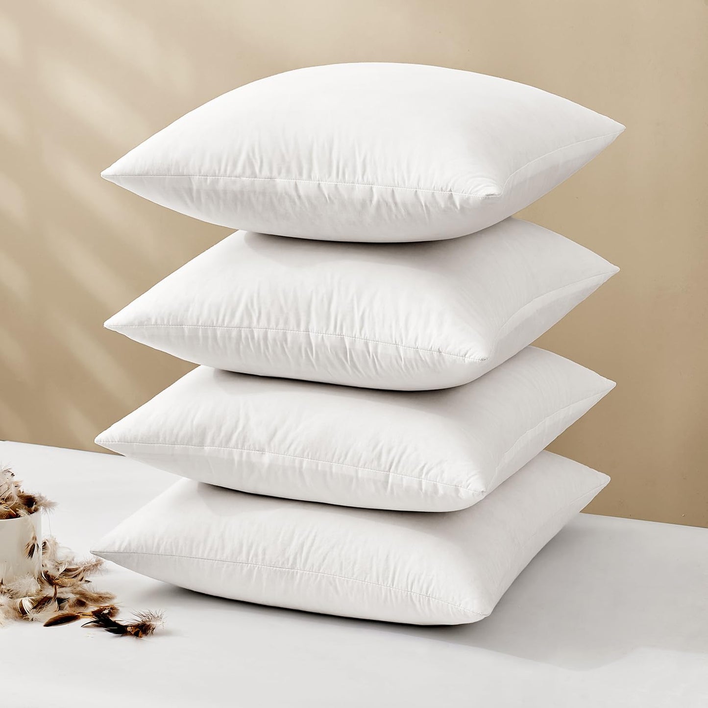 22x22 Pillow Inserts, 2-Pack