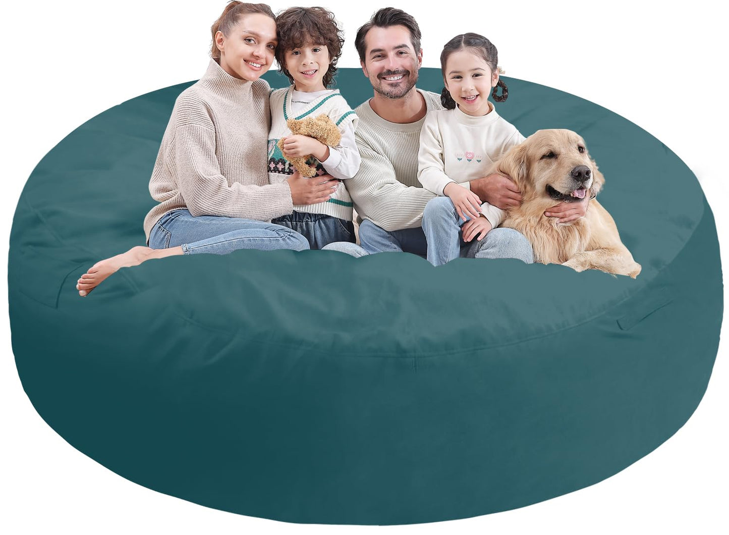 5FT Grey Bean Bag Chair