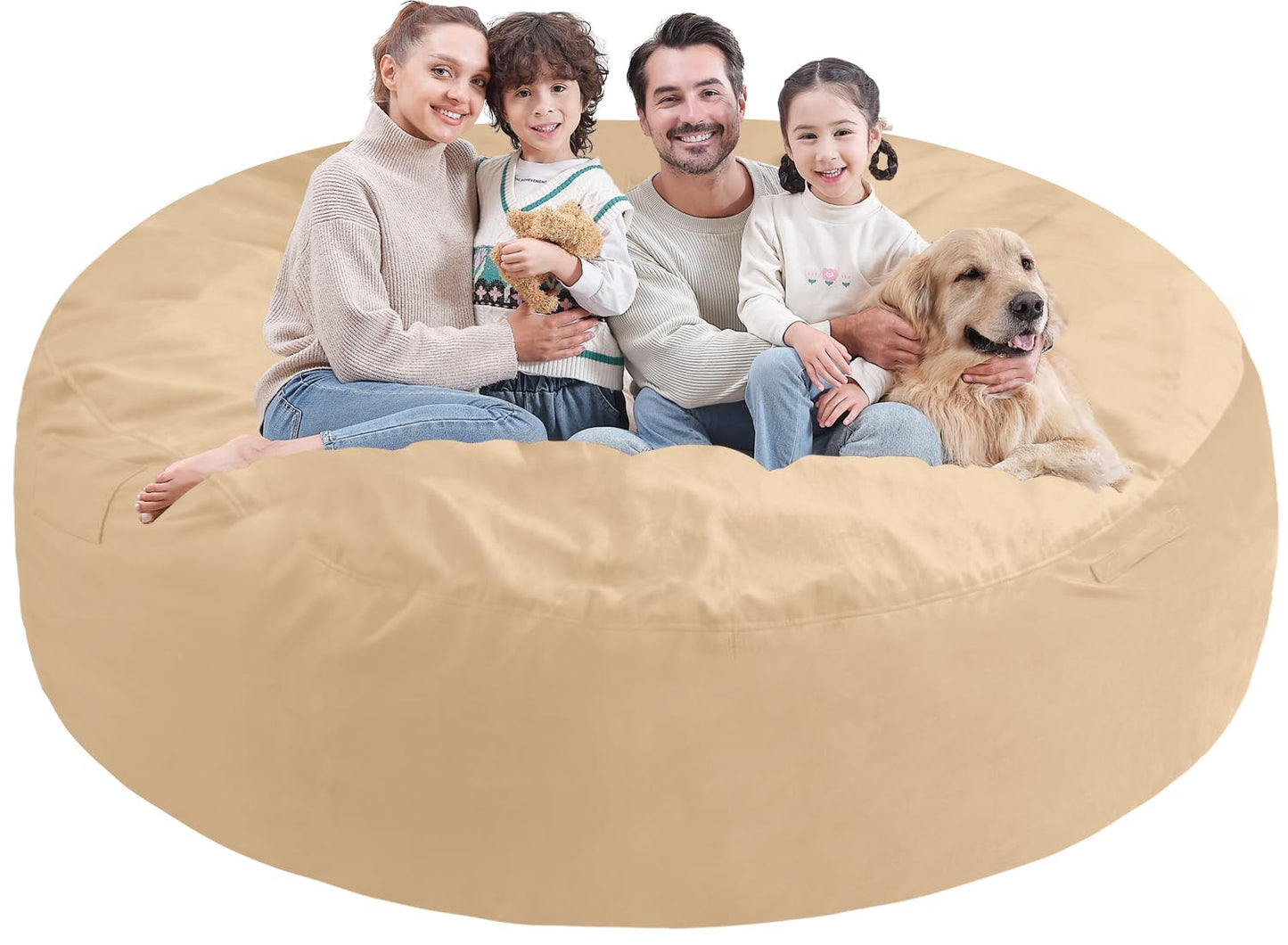 5FT Grey Bean Bag Chair