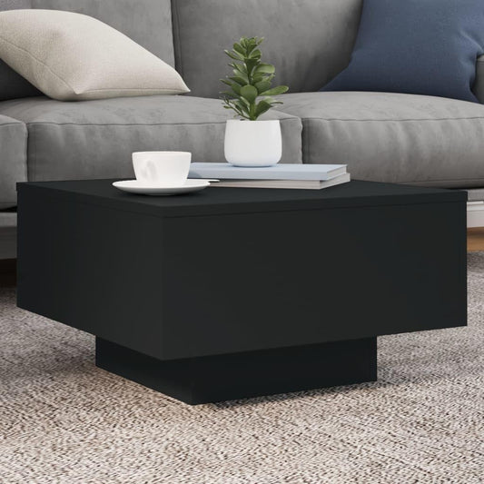 White Coffee Table with RGB LED Lights