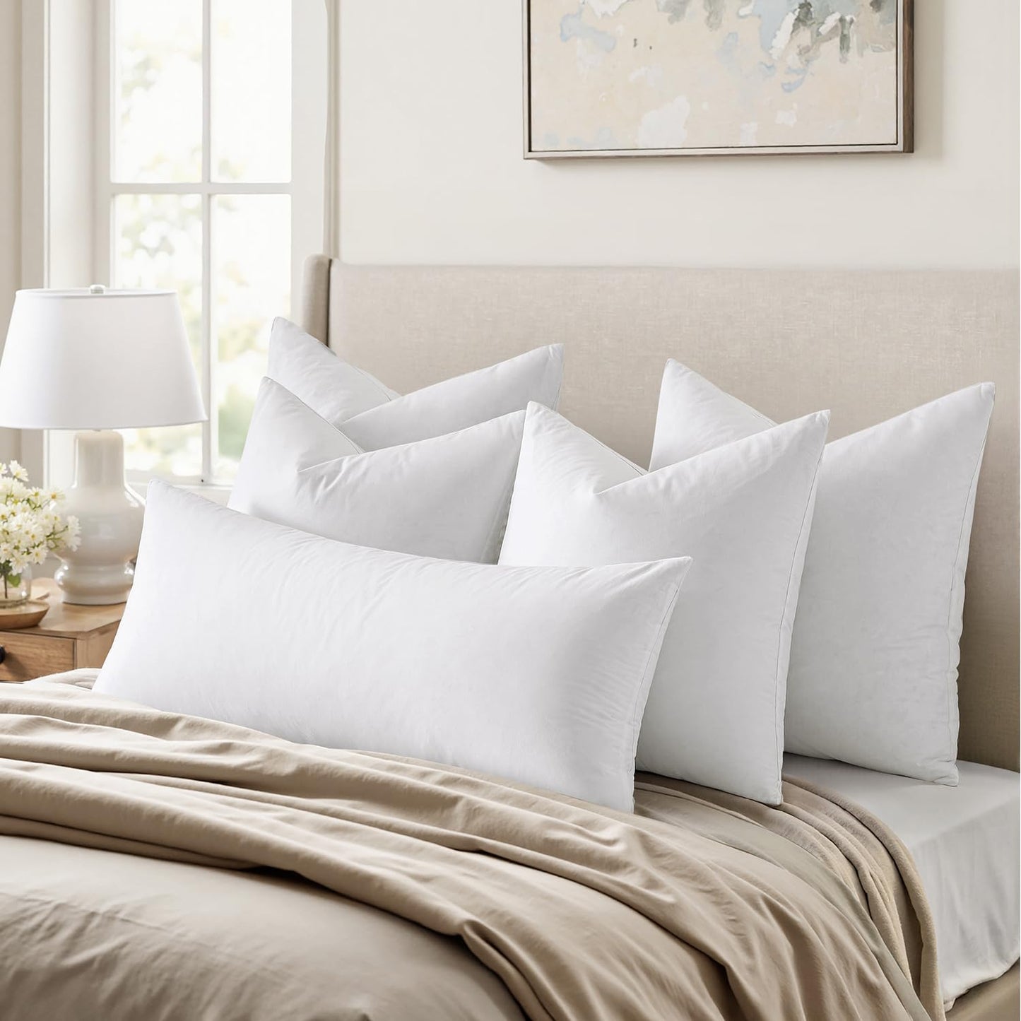 22x22 Pillow Inserts, 2-Pack
