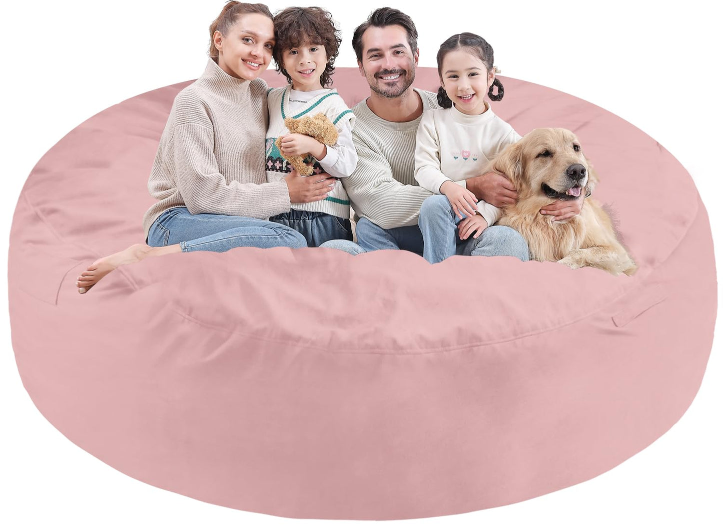 5FT Grey Bean Bag Chair