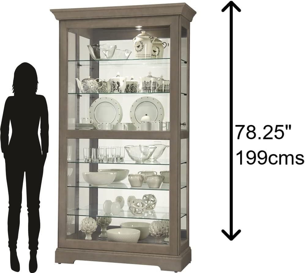 Howard Miller Gilman Grey Curio Cabinet