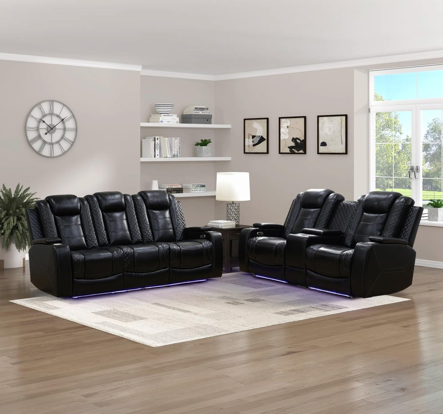 3-Piece Beige Power Recliner Set