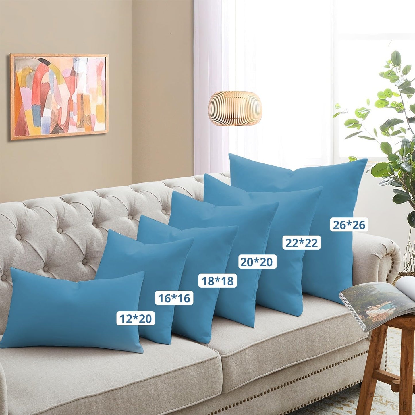 20x20 Pillow Inserts, 2-Pack