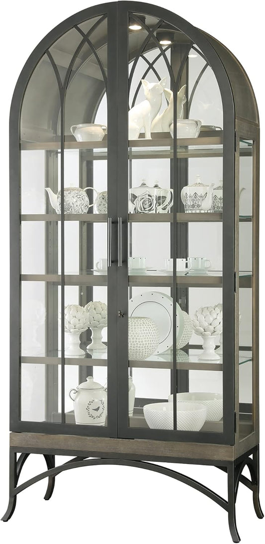 Howard Miller Ramona II Silver Curio Cabinet