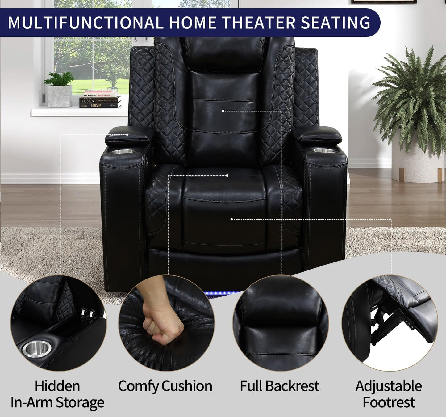 3-Piece Beige Power Recliner Set