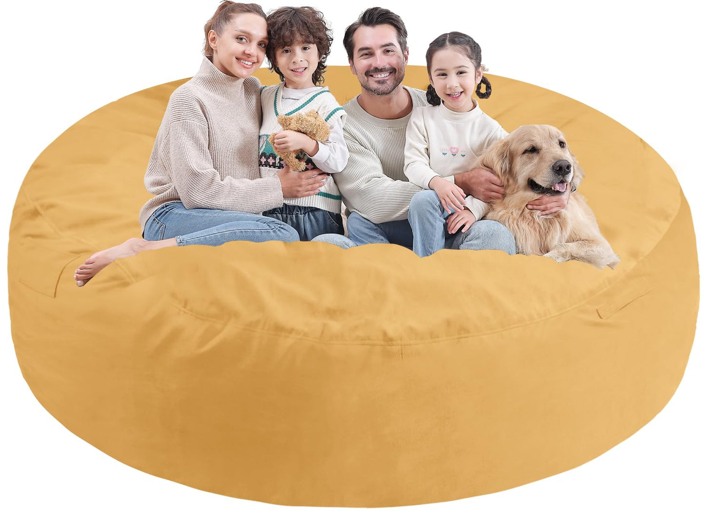 5FT Grey Bean Bag Chair