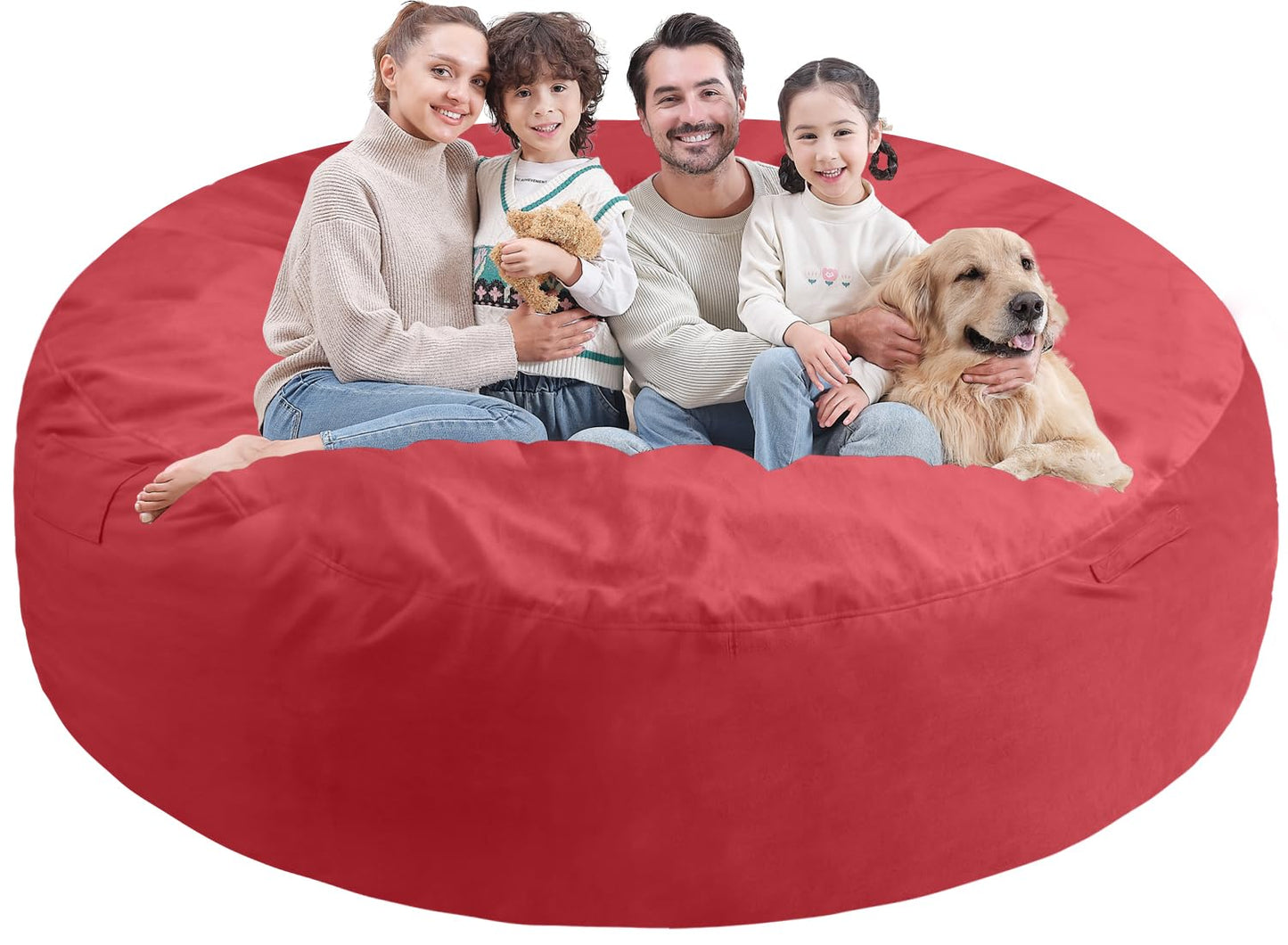 5FT Grey Bean Bag Chair