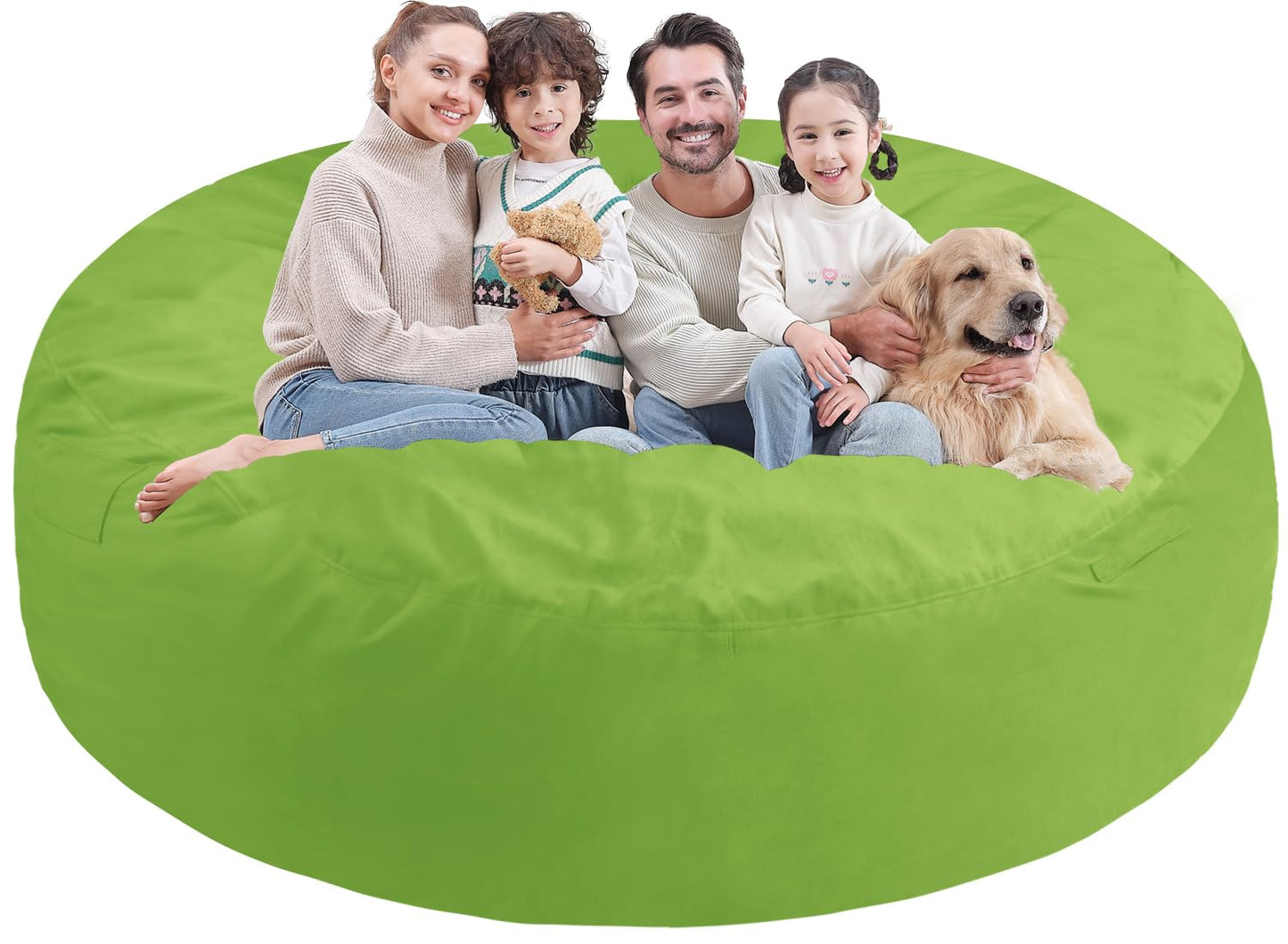 5FT Grey Bean Bag Chair