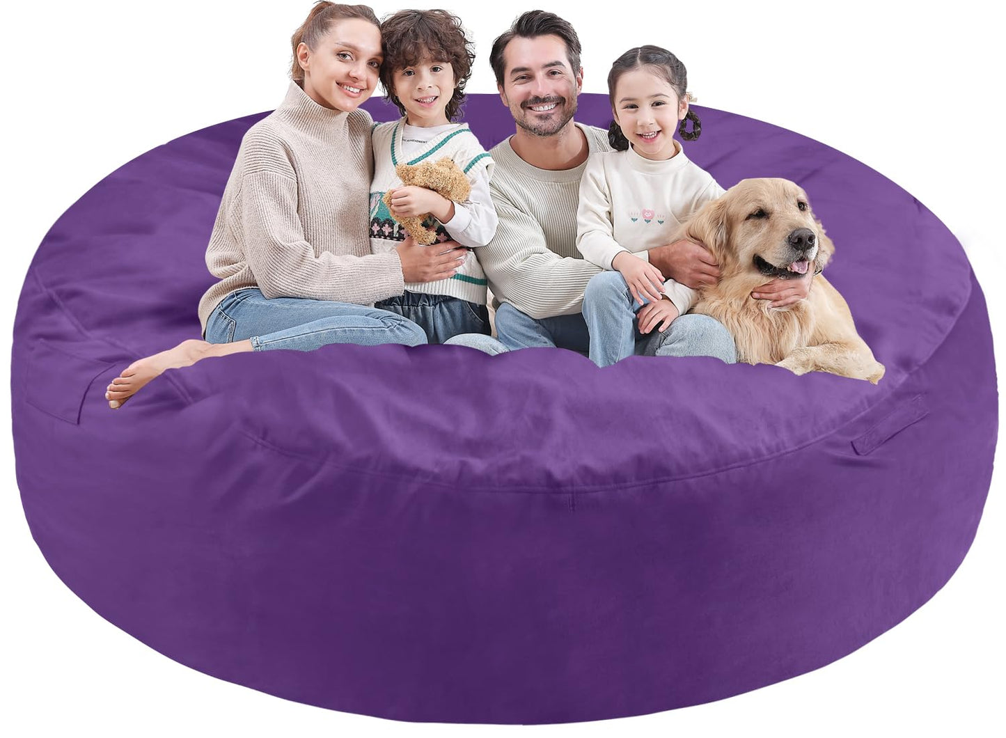 5FT Grey Bean Bag Chair