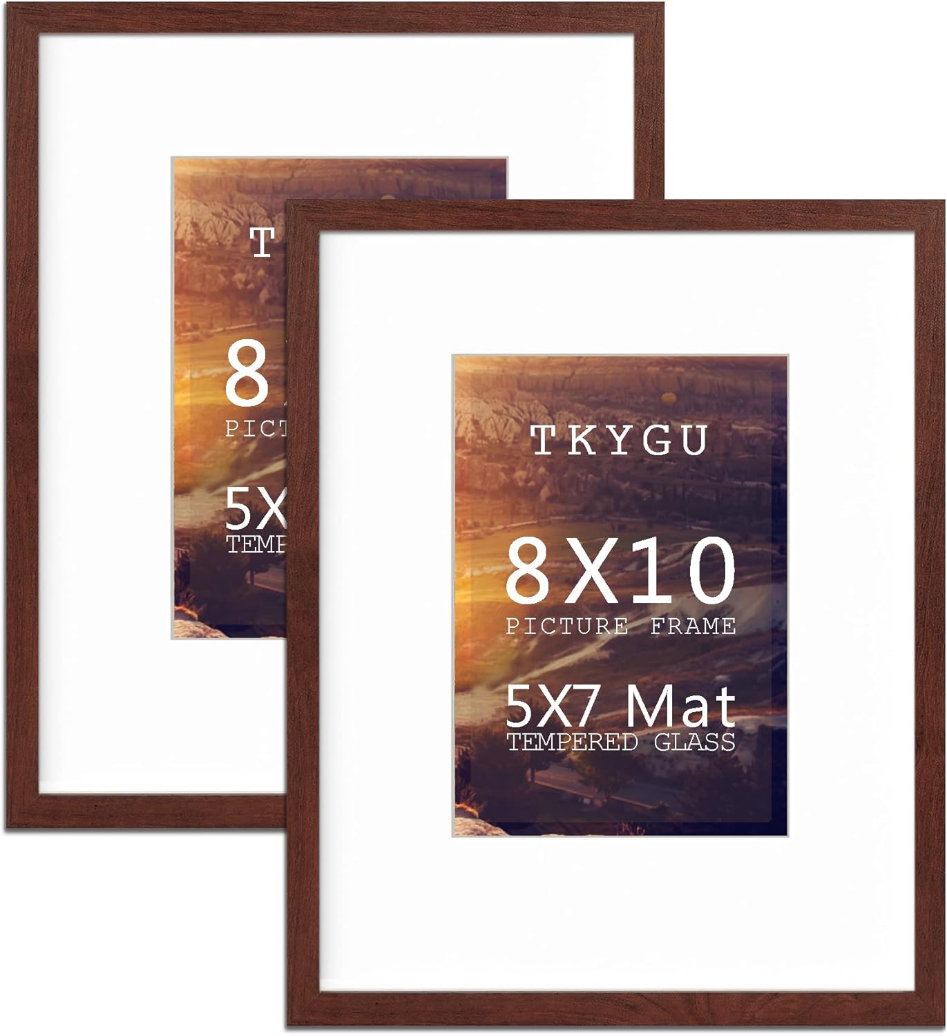 3-Pack 4x6 Black Wooden Photo Frames