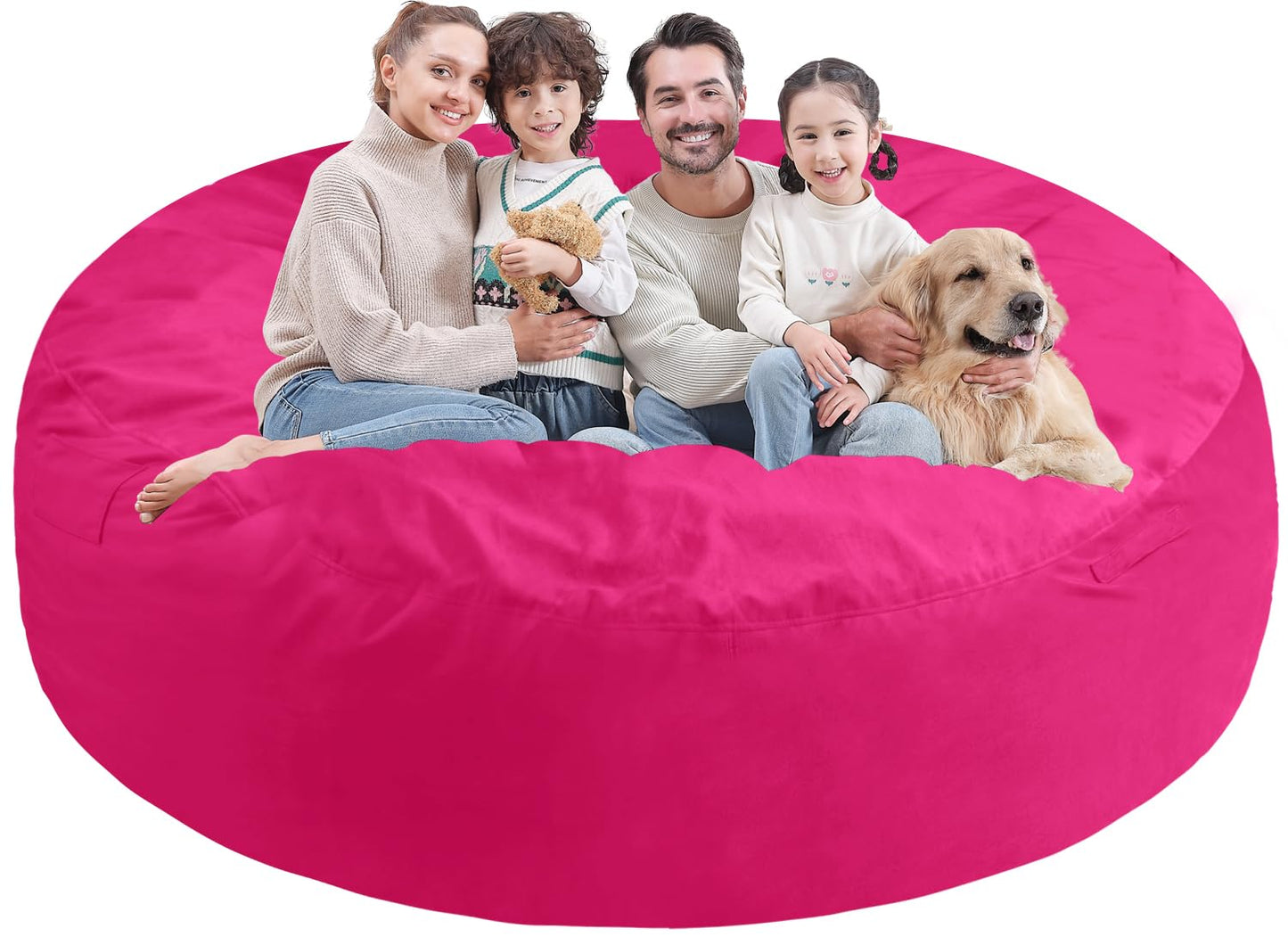 5FT Grey Bean Bag Chair