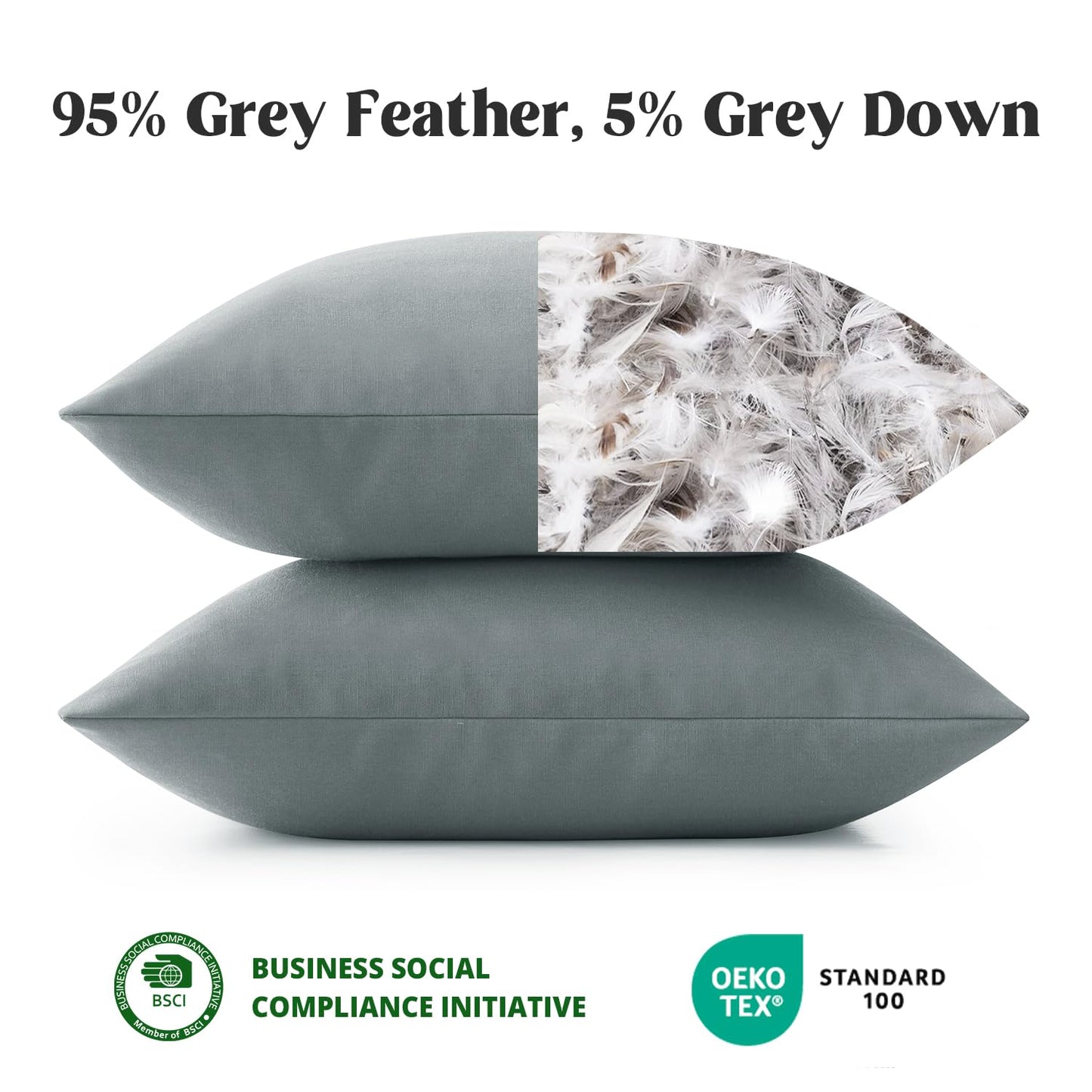 20x20 Pillow Inserts, 2-Pack