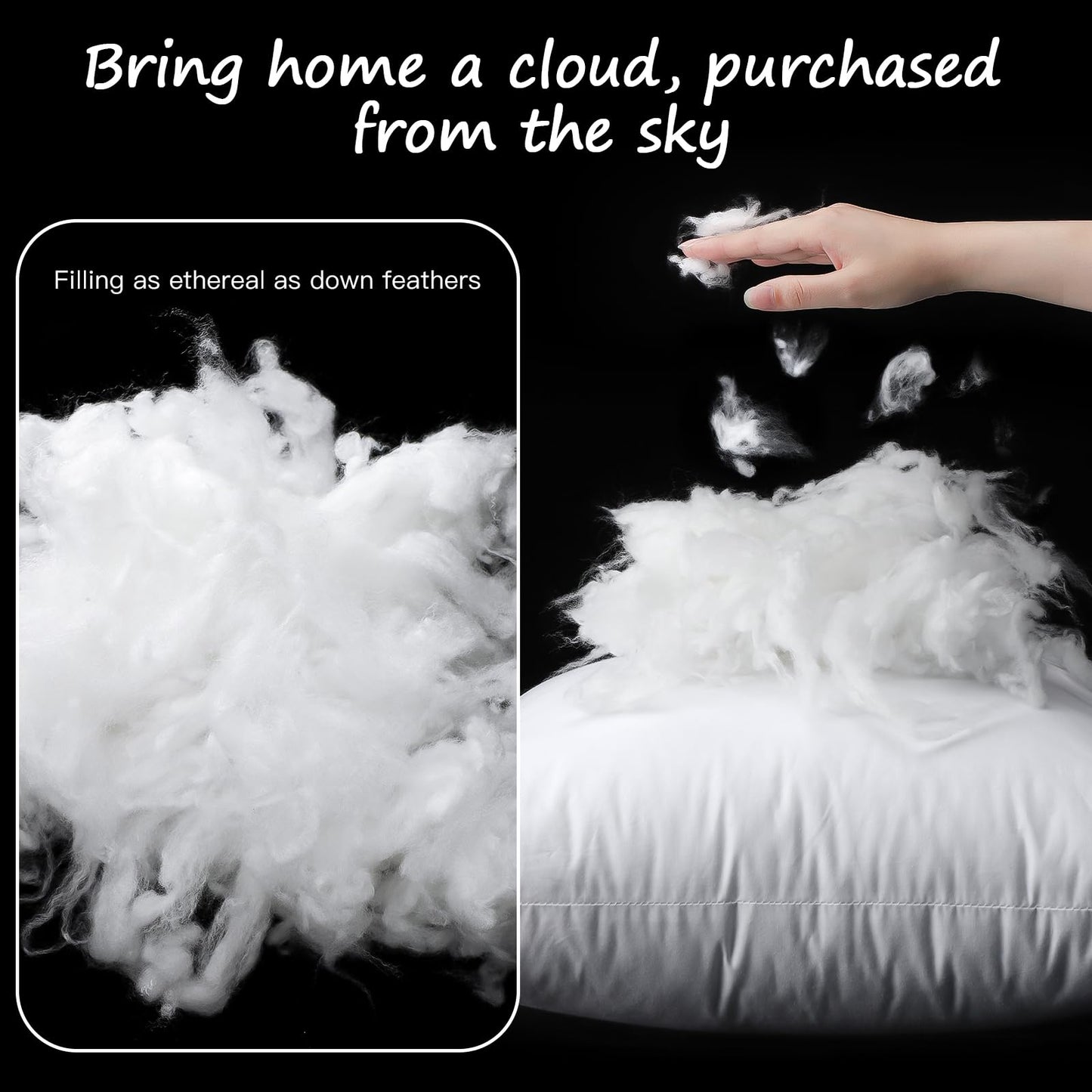 20x20 Pillow Inserts, 2-Pack