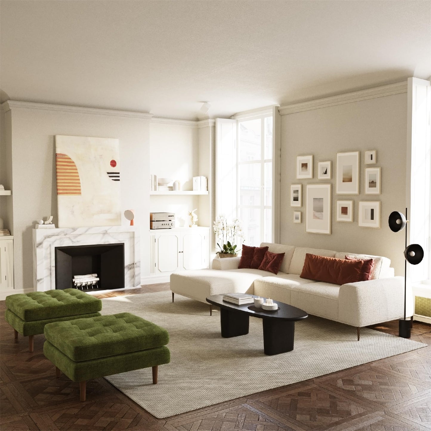 Poly & Bark Napa Leather Couch