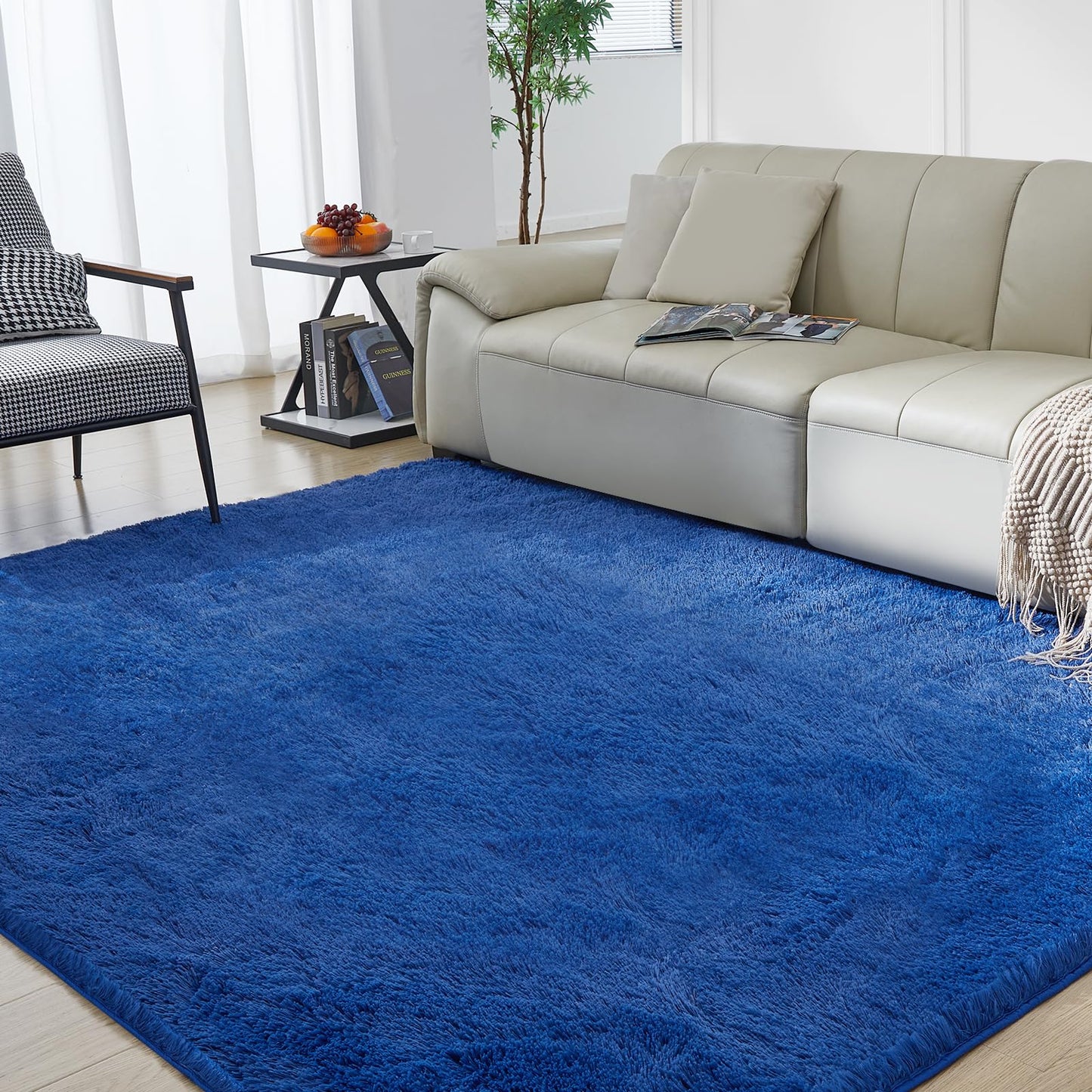5x8 Grey Ultra-Soft Shag Rug