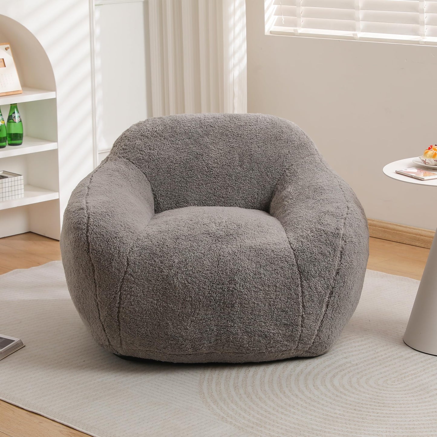 Furniliving White Bean Bag Chair