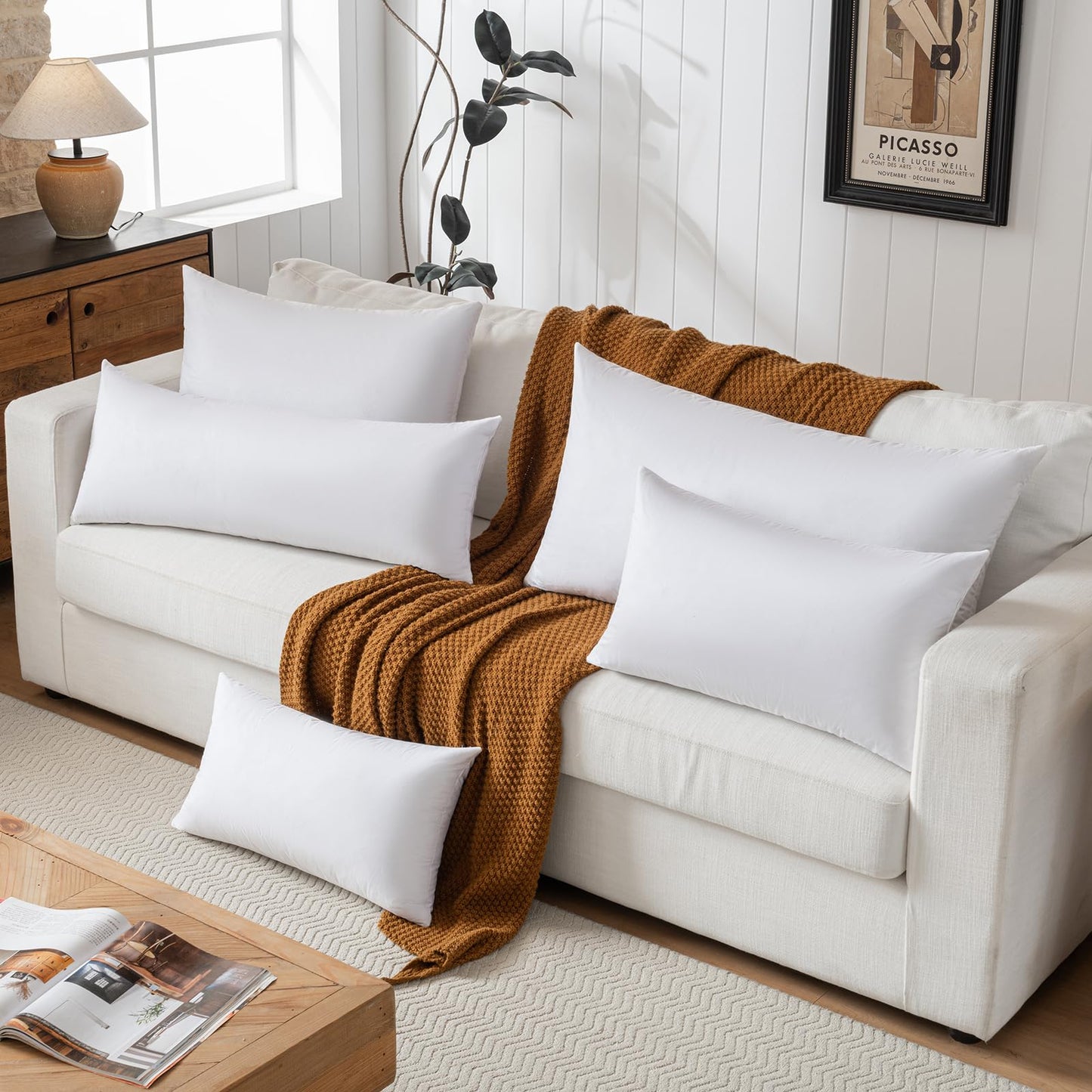 20x20 Pillow Inserts, 2-Pack