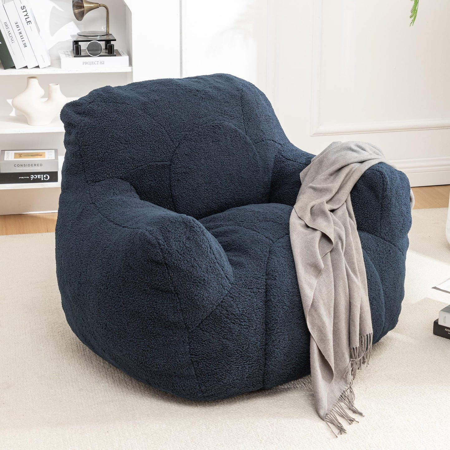 Furniliving White Bean Bag Chair