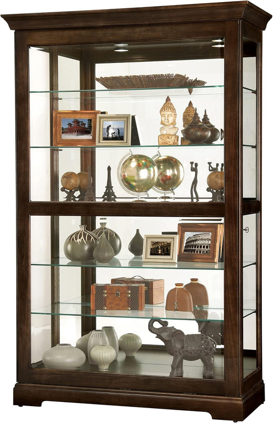 Howard Miller Forbes II Espresso Curio Cabinet
