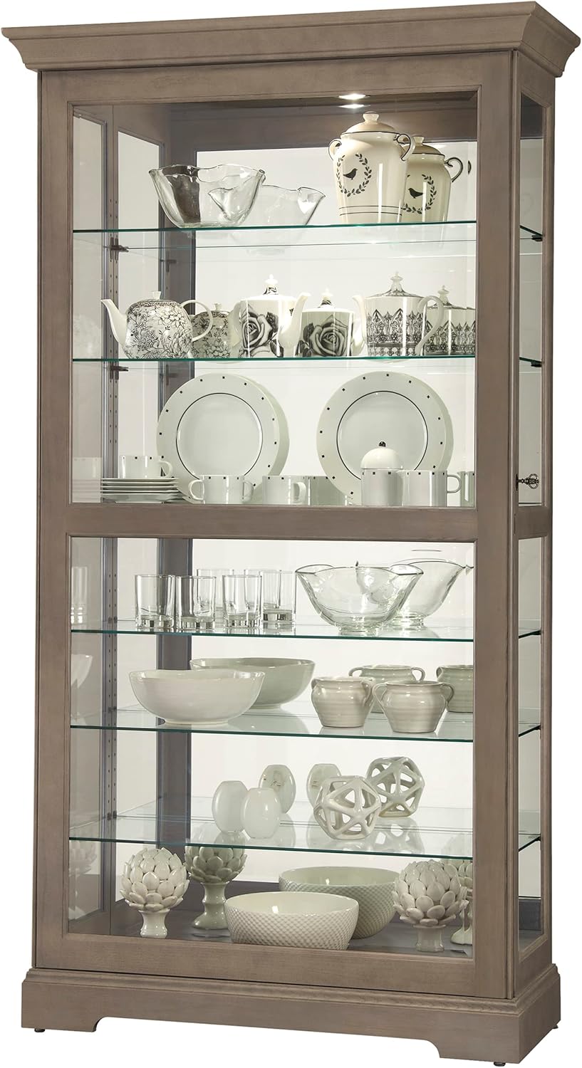 Howard Miller Gilman Grey Curio Cabinet