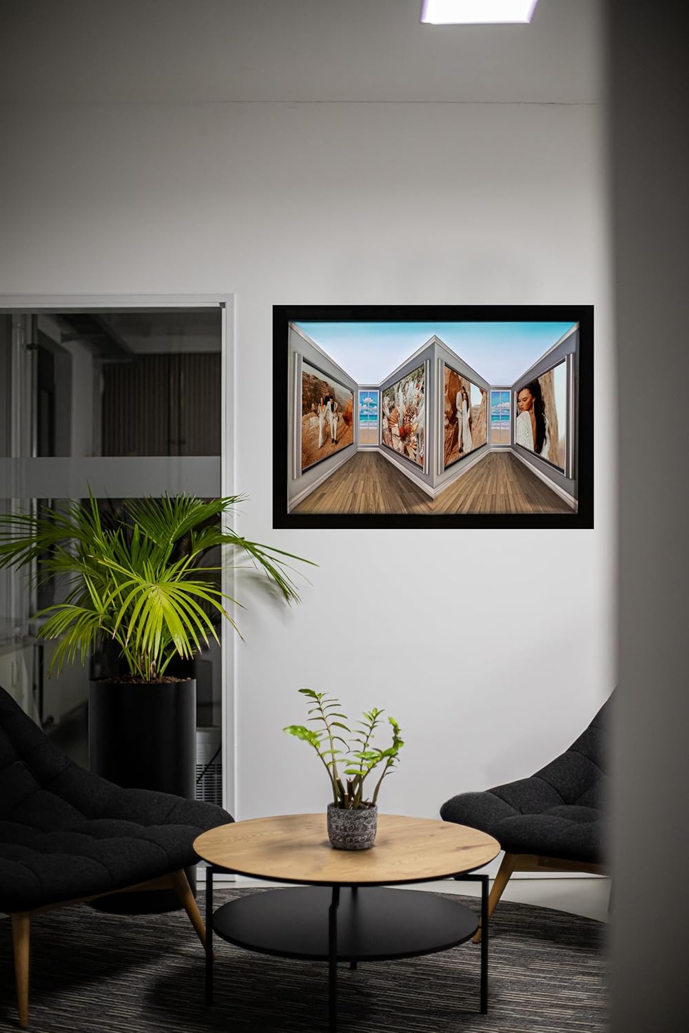 3D 12x18 Black Illusion Frame