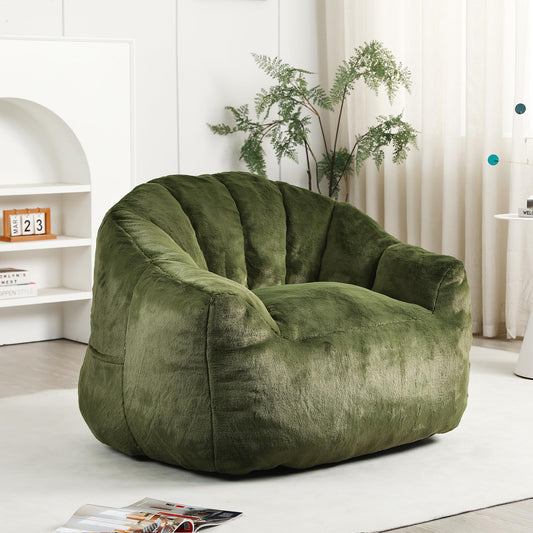 Furniliving White Bean Bag Chair
