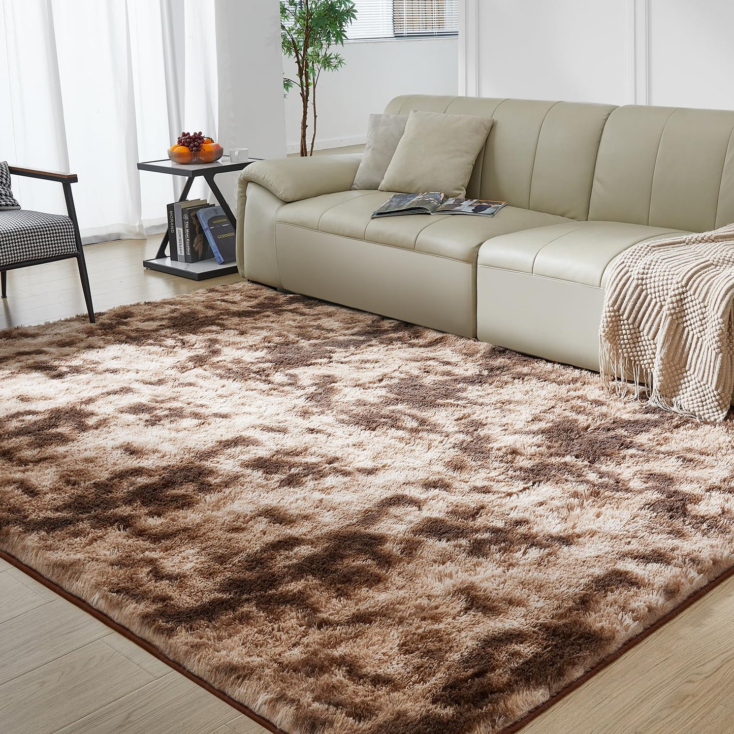 5x8 Grey Ultra-Soft Shag Rug
