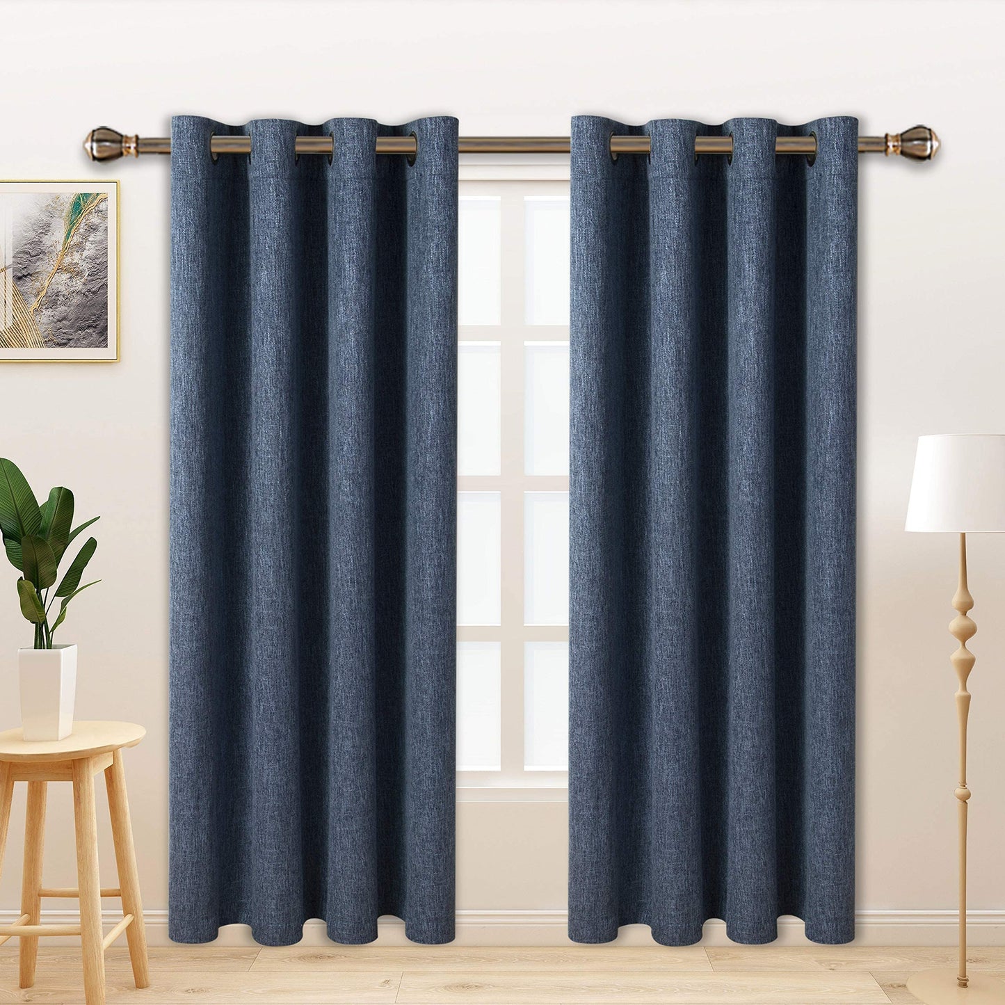 LORDTEX Blackout Curtains – Ivory, 2 Panels