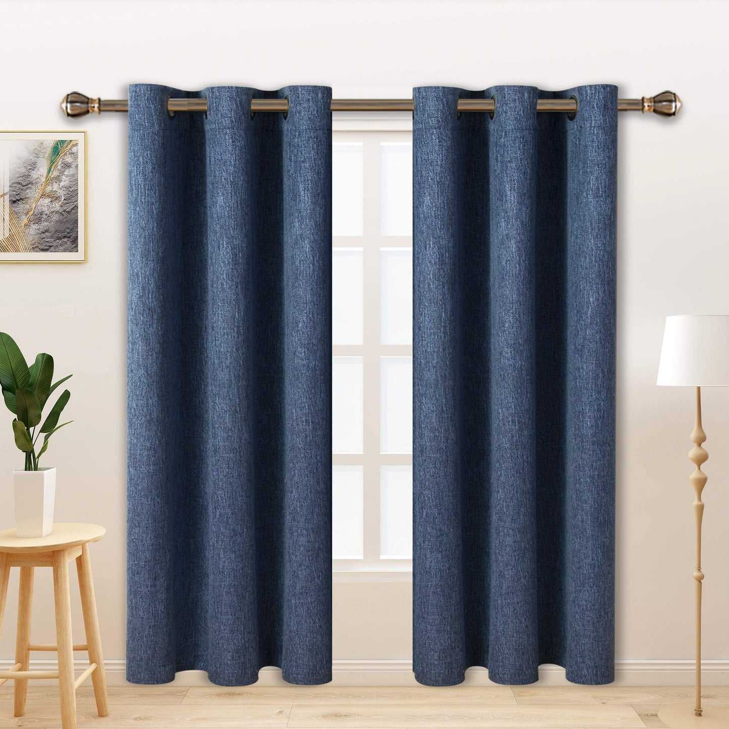 LORDTEX Blackout Curtains – Ivory, 2 Panels